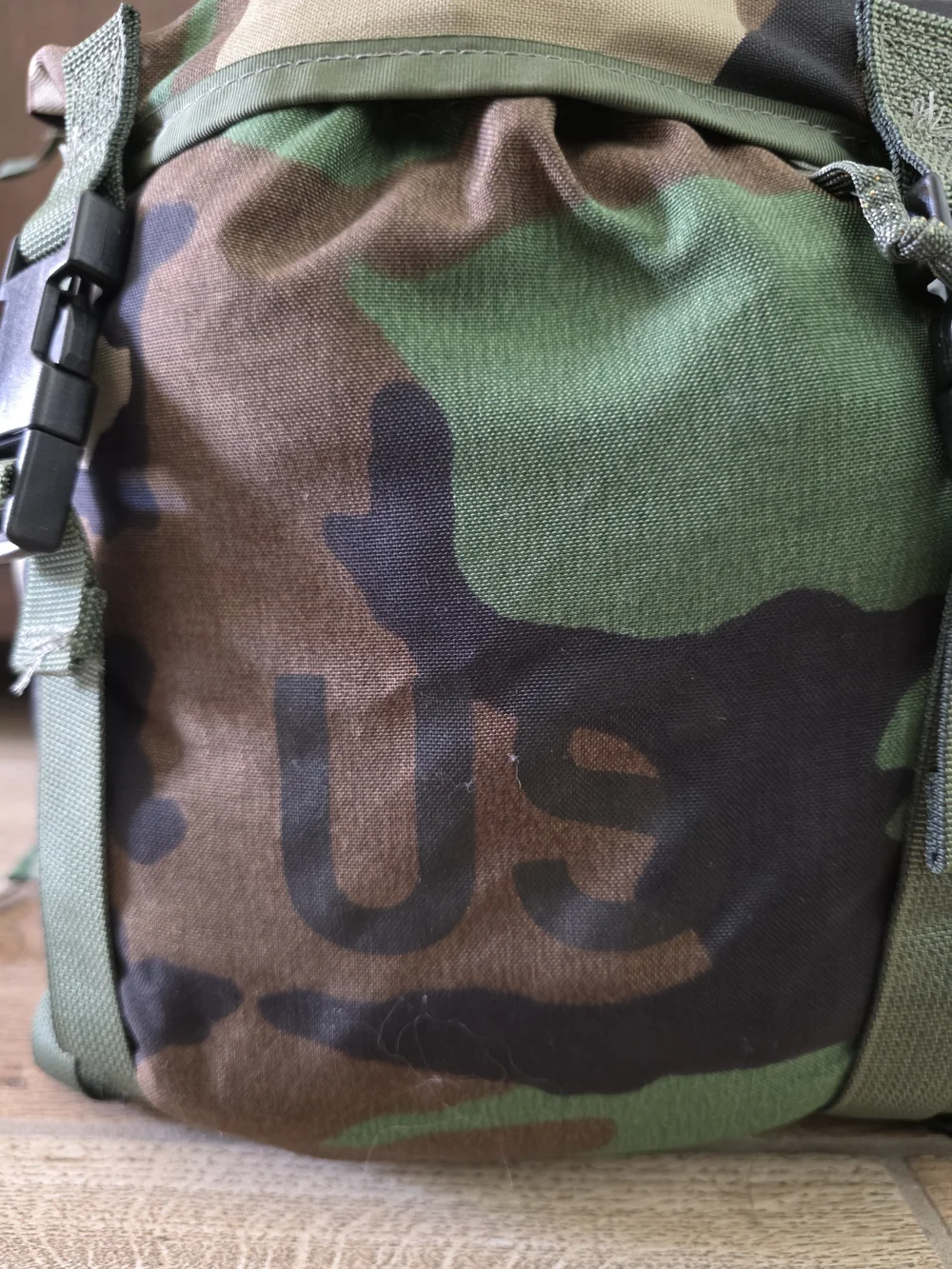 Military-Style Camouflage Rucksack Pack - Green Combat Patrol Pack
